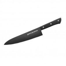 Нож кухонный "Samura SHADOW" Шеф с покрытием Black-coating 208 мм, AUS-8, ABS пластик SH-0085/K